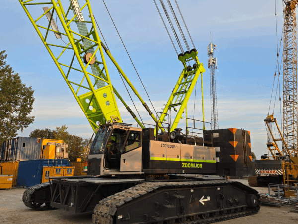 Zoomlion ZCC 1500V‑1E5 lattice‑boom rupskraan uit 2024
